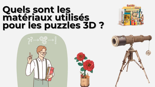 Quels sont les matériaux utilisés pour les puzzles 3D