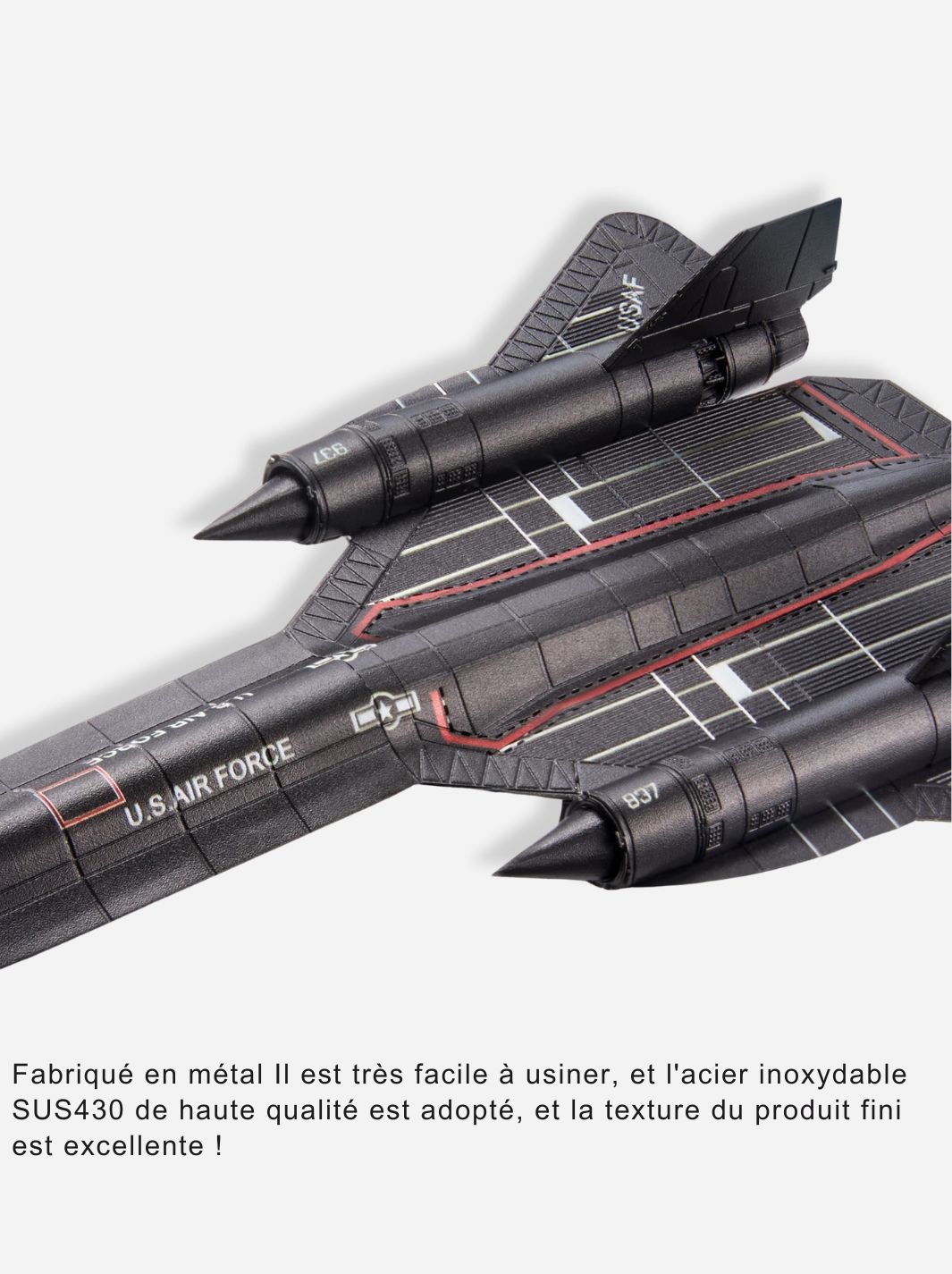 Maquette 3D Métal avion de reconnaissance