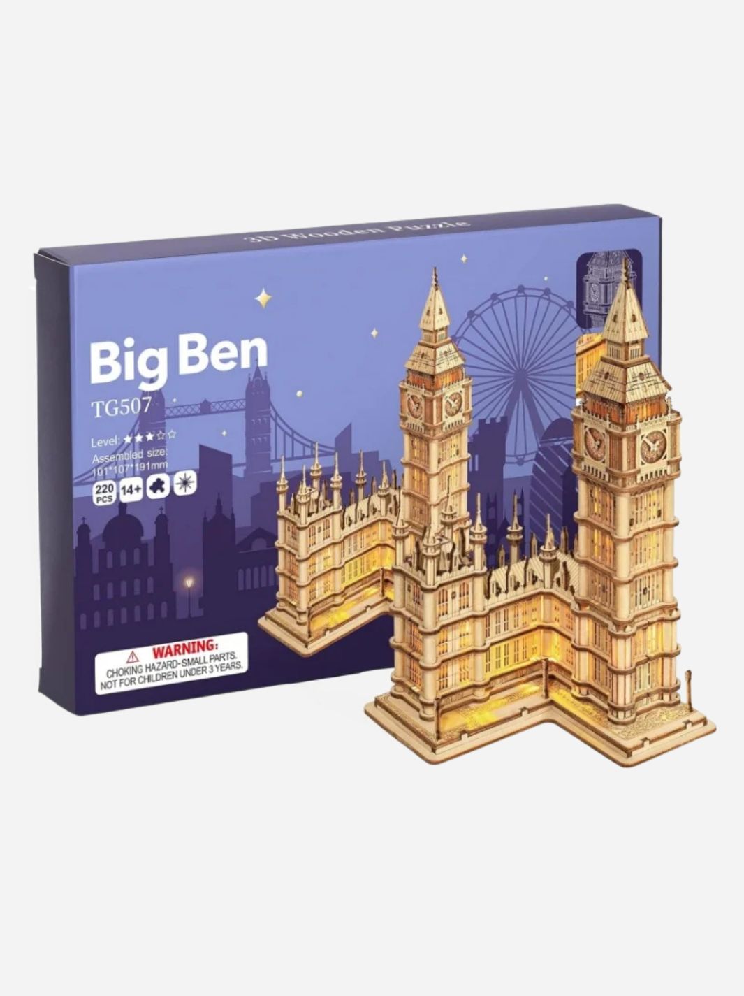 Maquette puzzle 3D Big Ben Londres