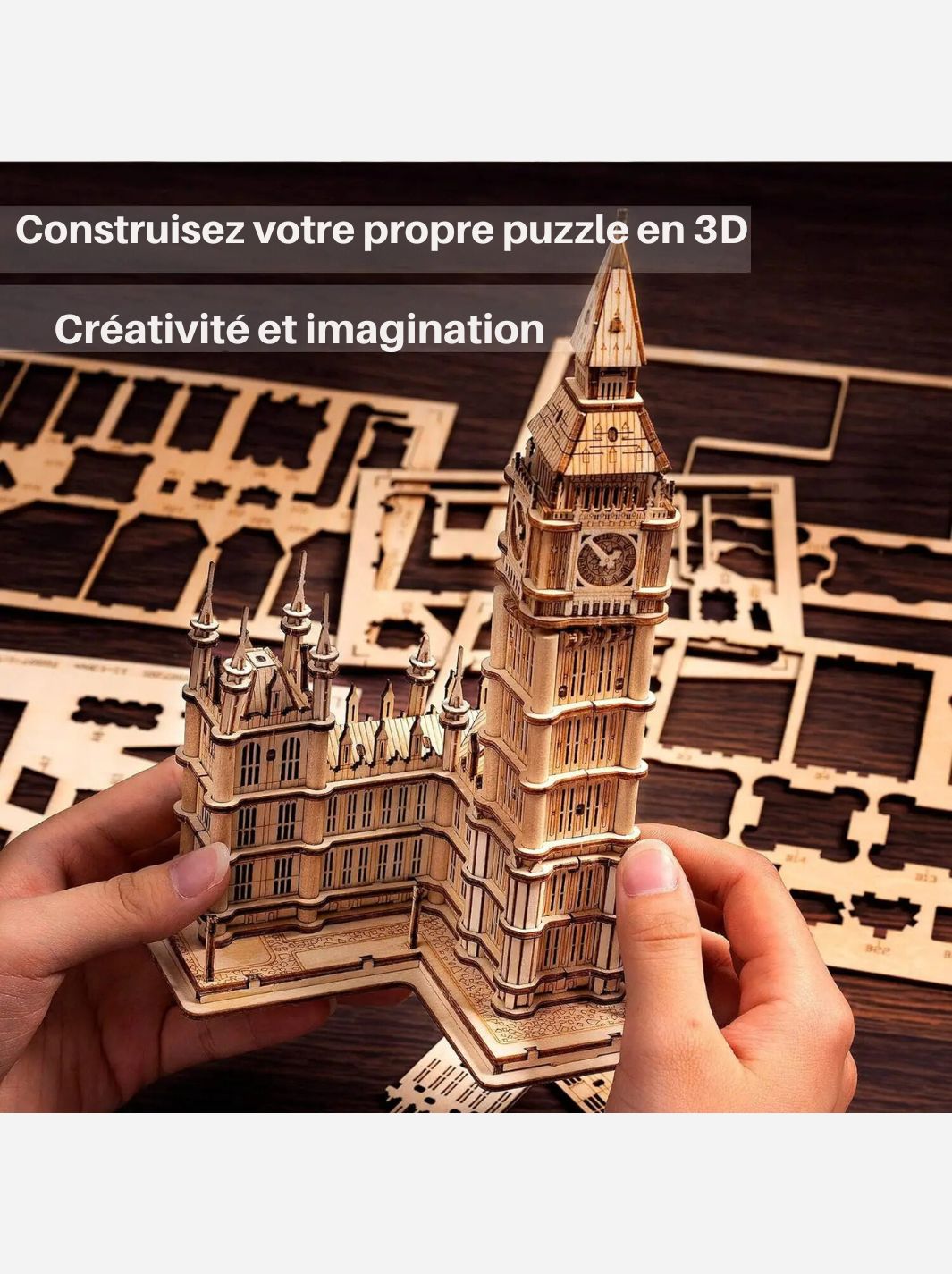 Maquette puzzle 3D Big Ben Londres