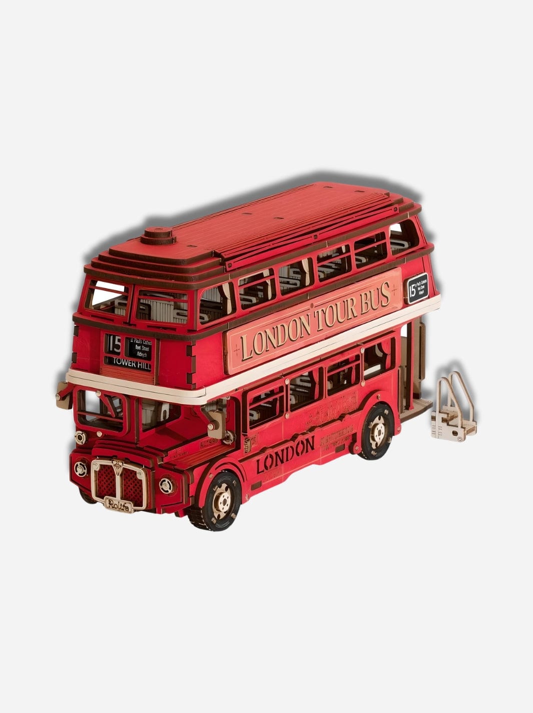 Puzzle 3D Bus Londonien Bois Bois