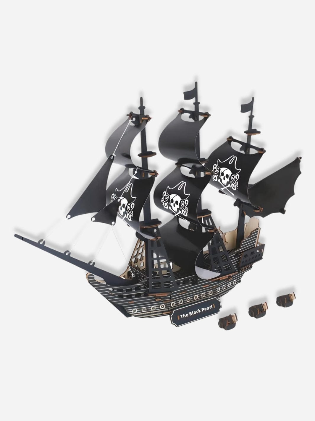 Puzzle 3D en bois du Black Pearl Bois