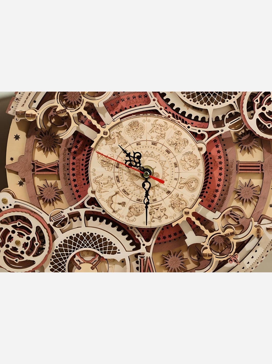 Puzzle 3D en bois horloge du zodiaque Bois