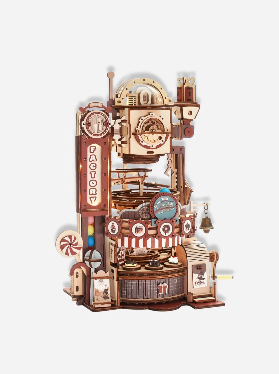 Puzzle 3D en bois la chocolaterie Bois