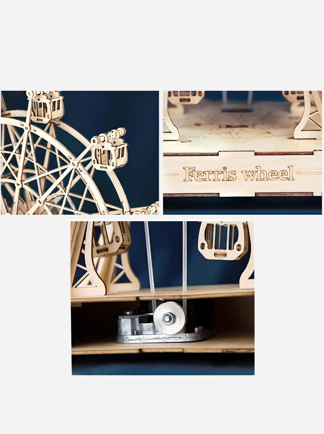 Puzzle 3D en bois la Grande Roue Bois