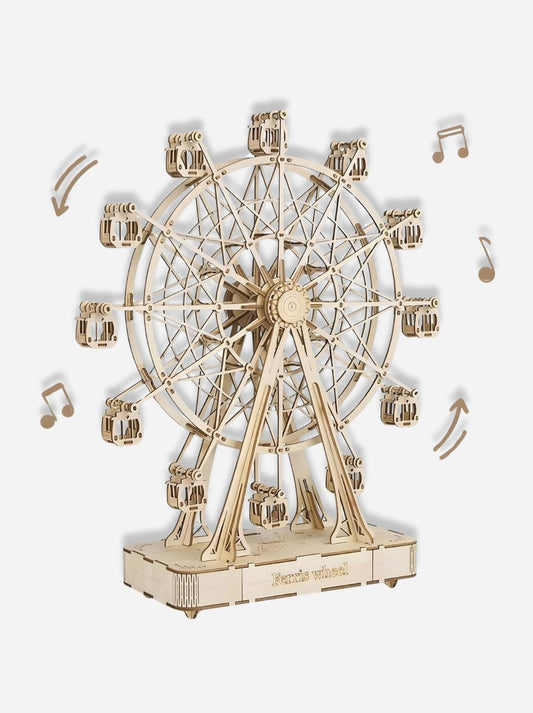 Puzzle 3D en bois la Grande Roue Bois