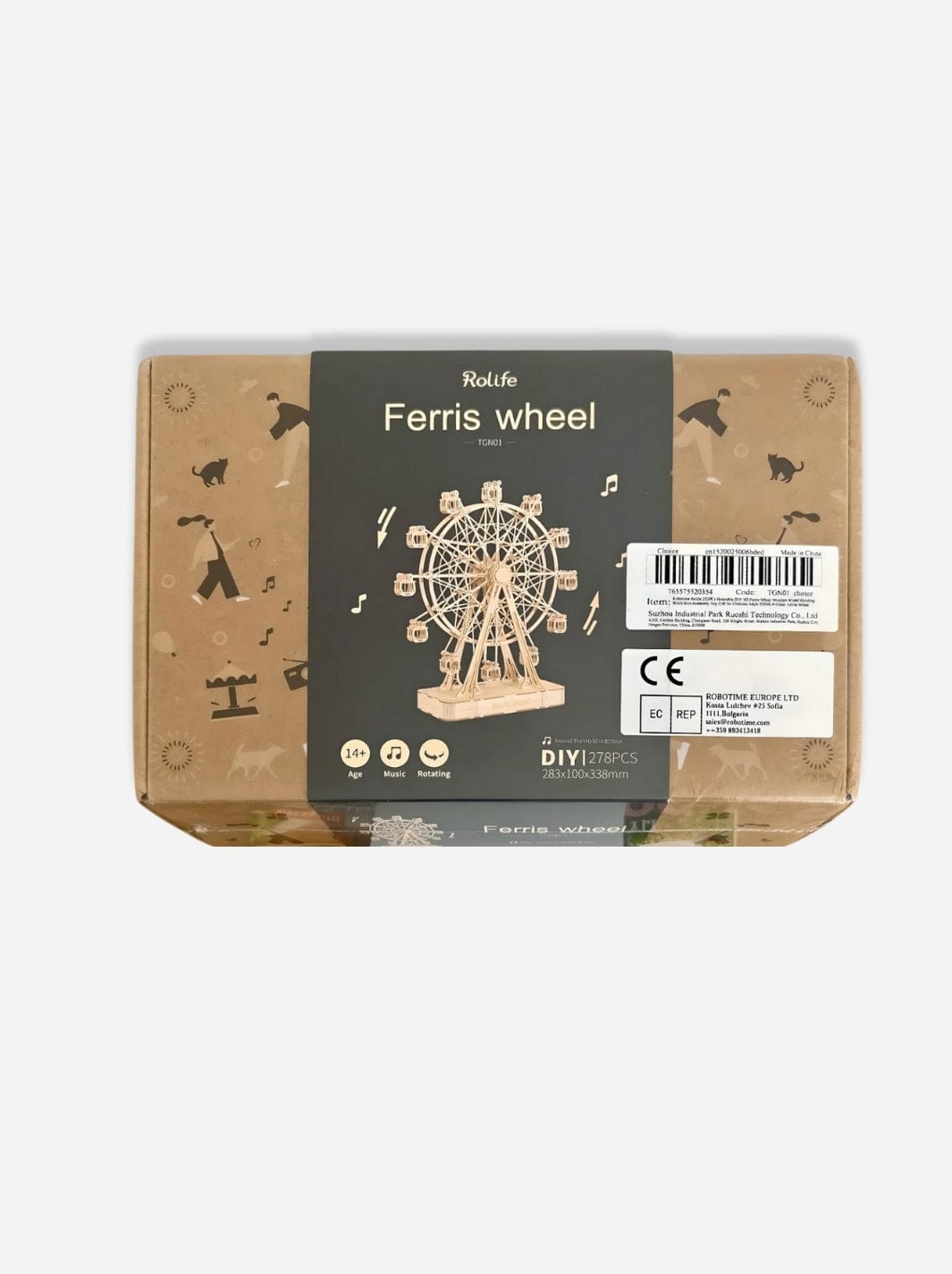 Puzzle 3D en bois la Grande Roue Bois