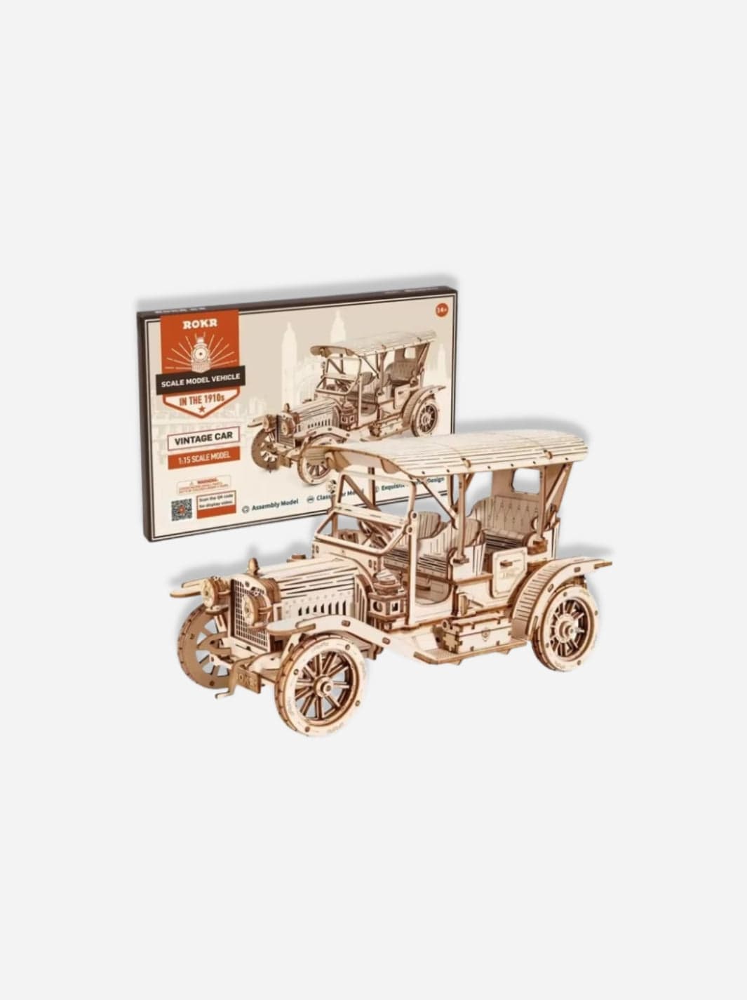 Puzzle 3D en bois la voiture vintage Bois