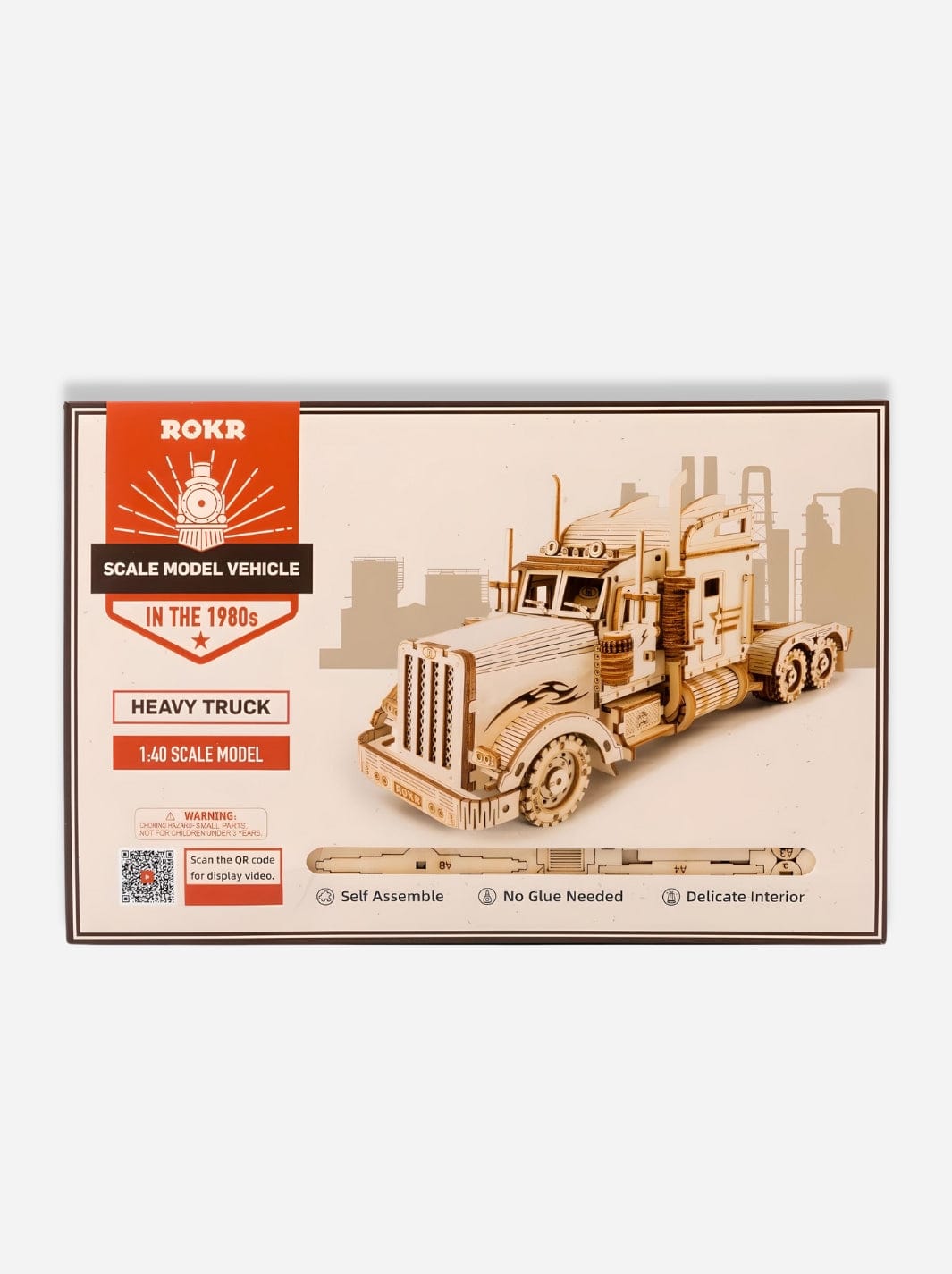 Puzzle 3D en Bois le Camion Américain Bois