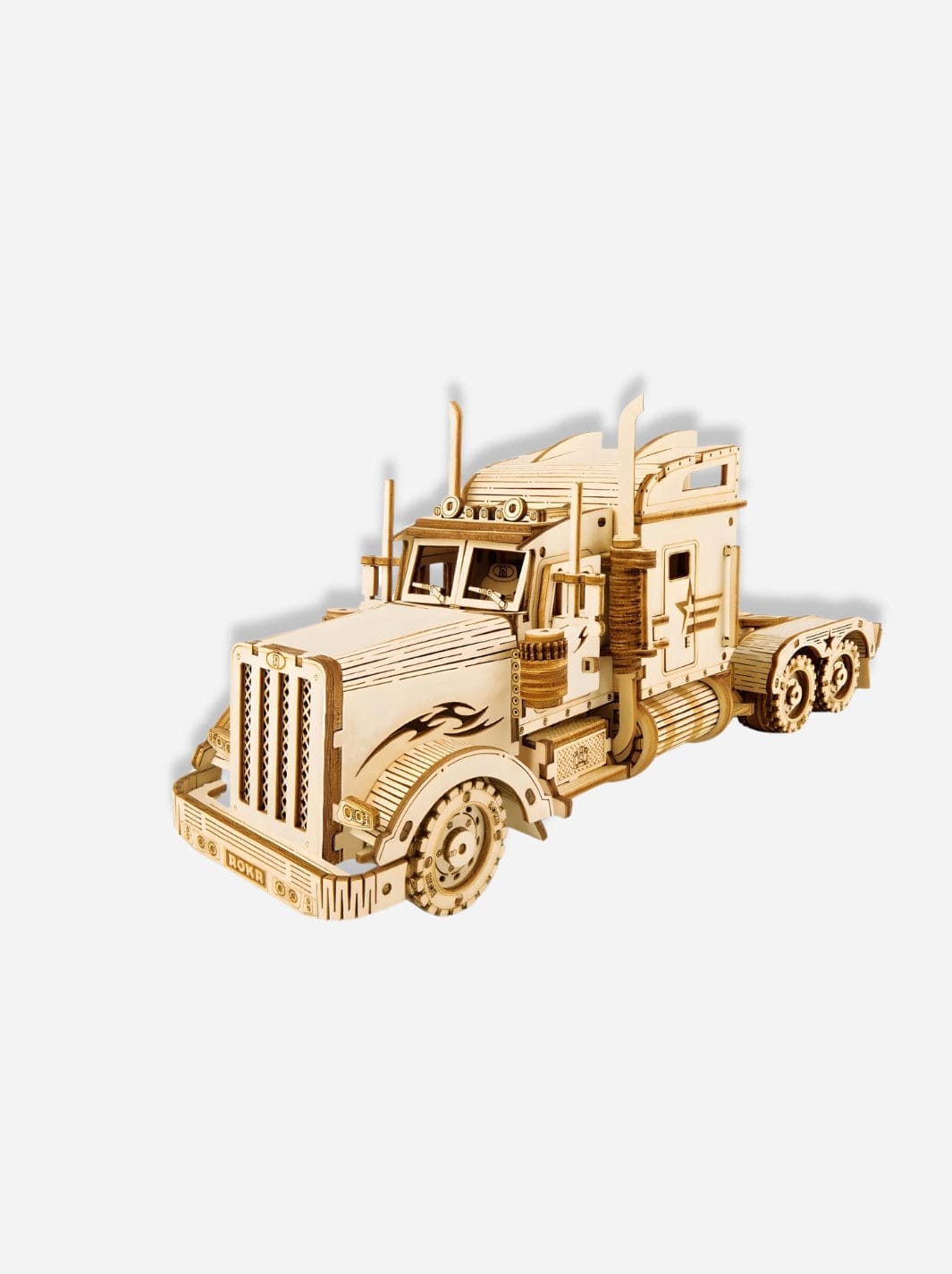 Puzzle 3D en Bois le Camion Américain Bois