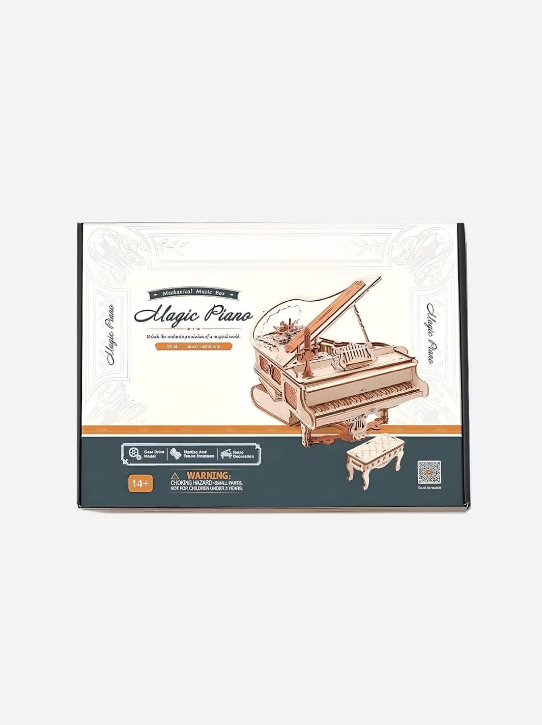 Puzzle 3D en bois le Piano Bois