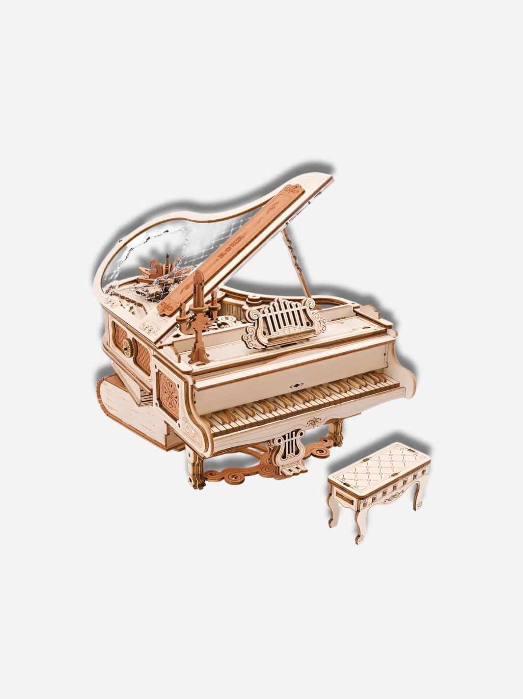 Puzzle 3D en bois le Piano Bois