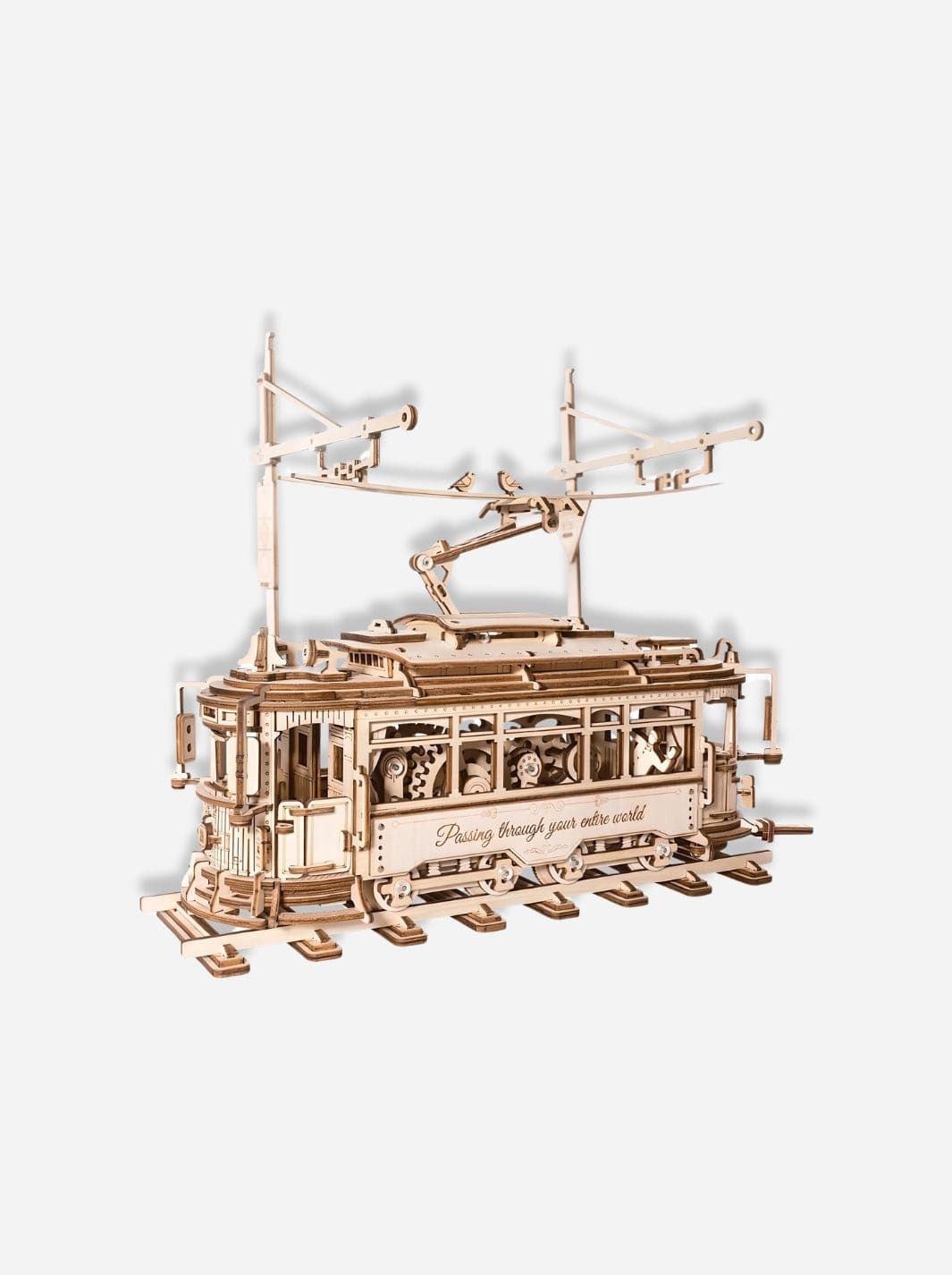 Puzzle 3D en bois le Tramway Bois