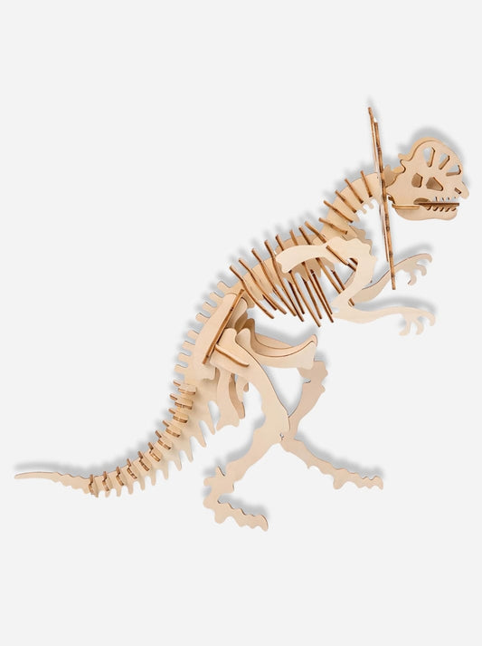 Puzzle 3D en bois pour enfant du T-Rex Bois