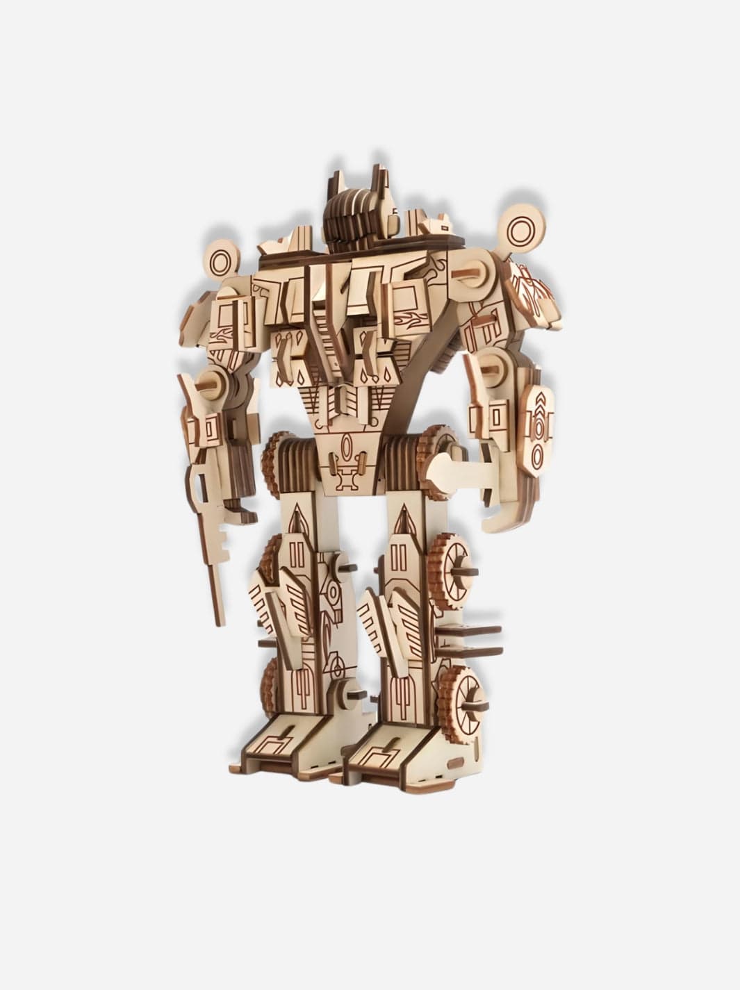 Puzzle 3D en bois Robot Bois