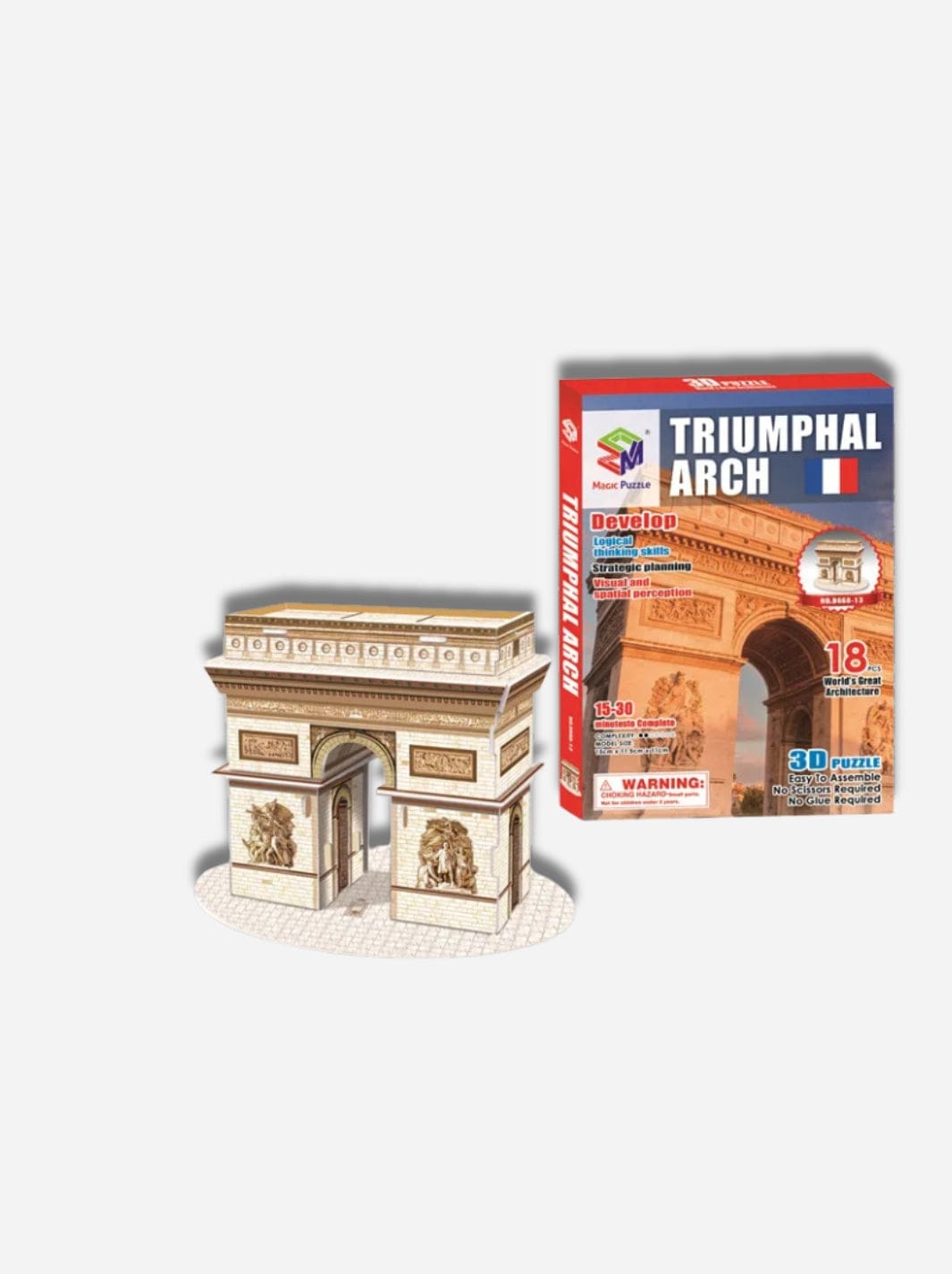 Puzzle 3D enfant l'Arc de Triomphe EPS