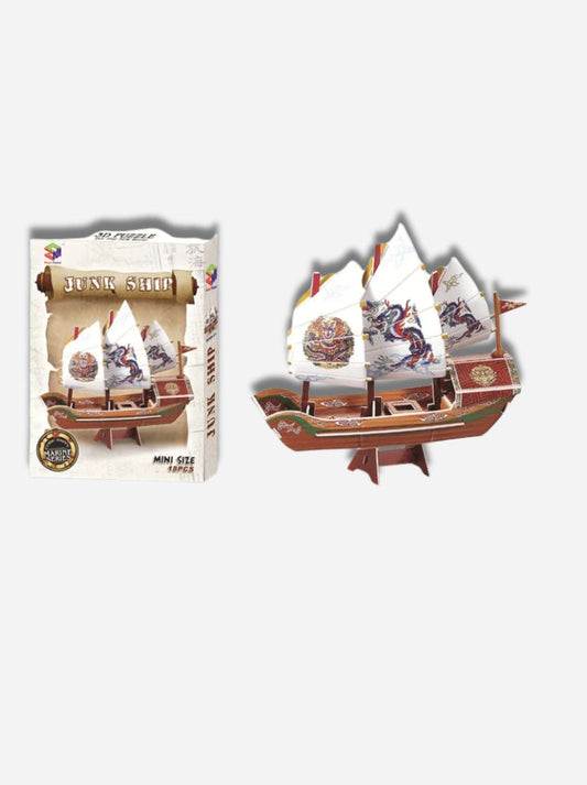 Puzzle 3D enfant Le Bateau Junk EPS