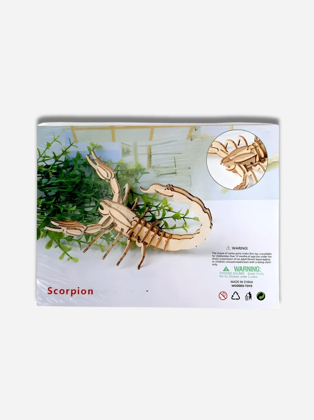 Puzzle 3D enfant le Scorpion Bois