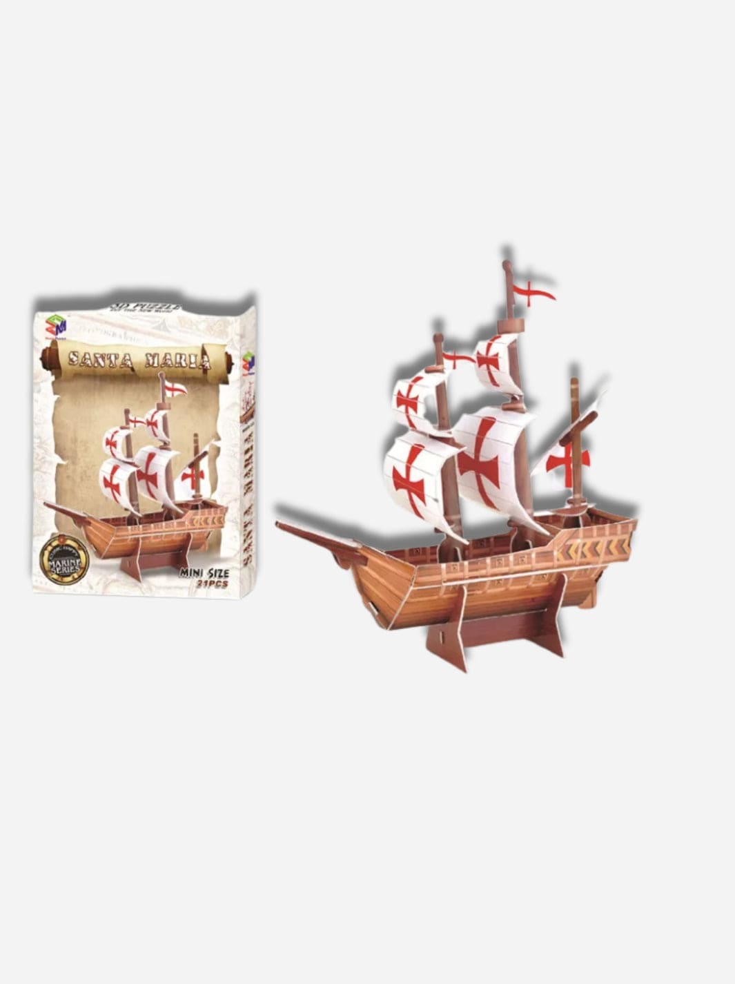 Puzzle 3D La Bateau Santa Maria EPS