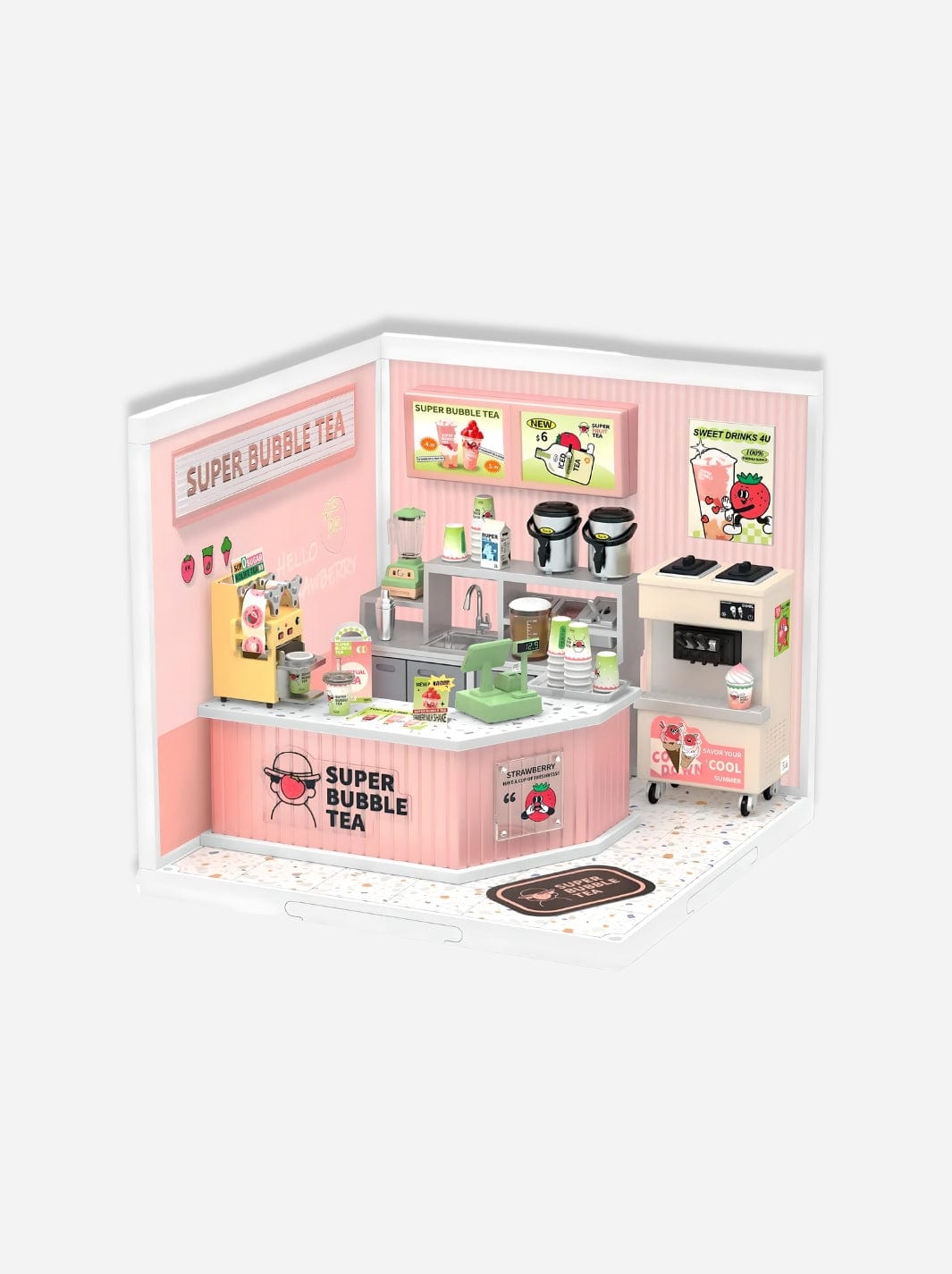 Puzzle 3D la boutique de Bubble Tea Plastique